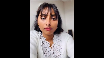 In the video, the woman introduced herself as “a high tax-paying immigrant”. (Instagram/@shrimoyeec) In the video, the woman introduced herself as “a high tax-paying immigrant”. (Instagram/@shrimoyeec)
