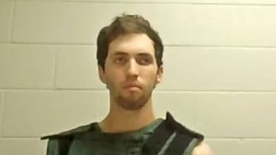 Tyler Robinson appears in court via video feed from jail as he makes his first appearance at Utah County Justice Court in Provo. (via REUTERS)