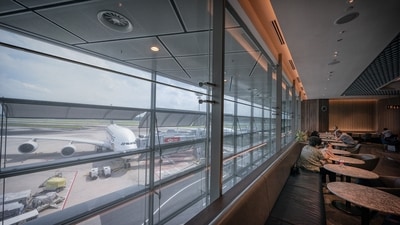 An airport lounge. (Bloomberg) An airport lounge. (Bloomberg)