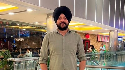 Navjot Singh, Deputy Secretary in the Department of Economic Affairs, Ministry of Finance, who was killed after a BMW allegedly hit his motorcycle near Delhi Cantonment metro station on Ring Road, in New Delhi. (PTI) Navjot Singh, Deputy Secretary in the Department of Economic Affairs, Ministry of Finance, who was killed after a BMW allegedly hit his motorcycle near Delhi Cantonment metro station on Ring Road, in New Delhi. (PTI)