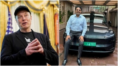 “Congrats!” Musk wrote on X, responding to Jain's post where he shared a picture with his newly delivered Tesla. “Congrats!” Musk wrote on X, responding to Jain's post where he shared a picture with his newly delivered Tesla.