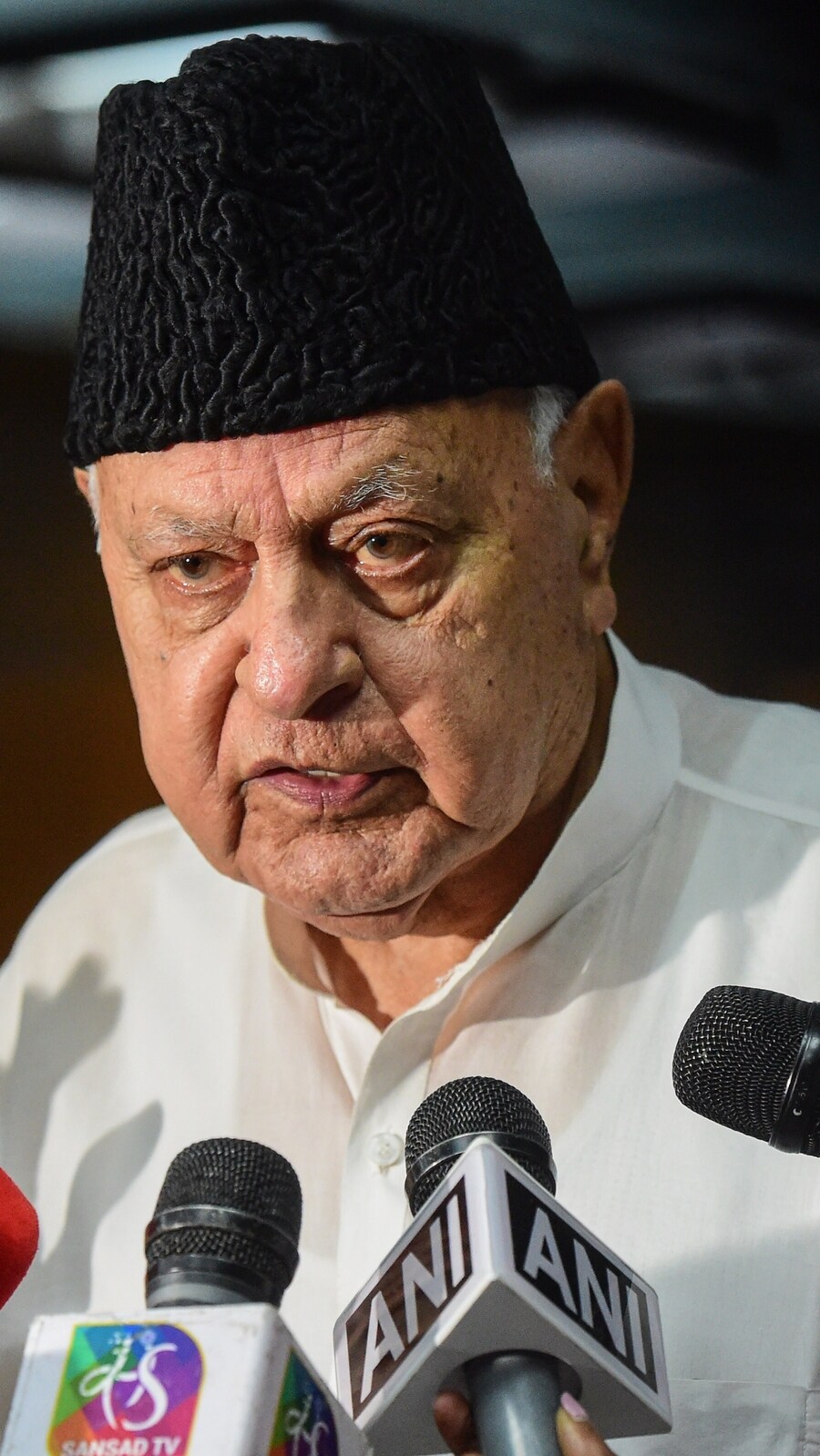 Jammu & Kashmir National Conference president and former chief minister Farooq Abdullah. (PTI)