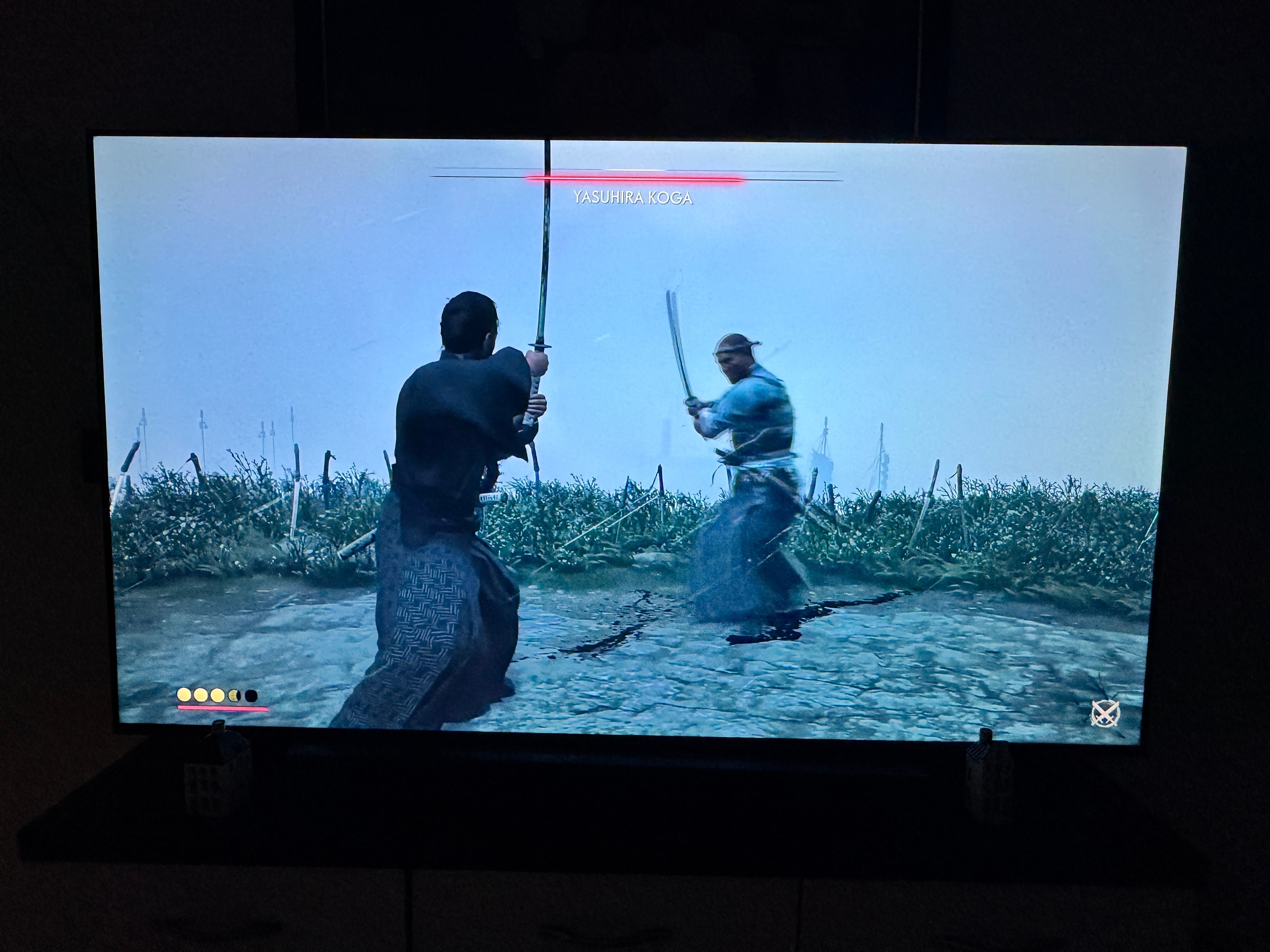 Testing with Ghost of Tsushima and FIFA on the PlayStation 5 was fluid and responsive. (Ayushmann Chawla)