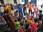 A pall of gloom descended on the locality in Hussainganj after Veer’s body was recovered on Thursday. (HT) A pall of gloom descended on the locality in Hussainganj after Veer’s body was recovered on Thursday. (HT)