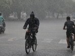 Aliganj received 88 mm of rainfall between 8:30 am and 5:30 pm, (Mushtaq Ali/HT Photo) Aliganj received 88 mm of rainfall between 8:30 am and 5:30 pm, (Mushtaq Ali/HT Photo)