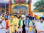 Former SGPC president Gobind Singh Longowal said that elaborate arrangements have been made for the yatra’s passage in Punjab. (HT) Former SGPC president Gobind Singh Longowal said that elaborate arrangements have been made for the yatra’s passage in Punjab. (HT)