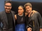 Kajol was seen attending the premiere of  The Ba**ds of Bollywood in Mumbai with her husband and actor Ajay Devgn.
