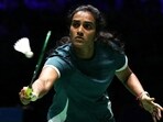 PV Sindhu in action(AFP)