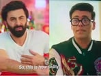 Ranbir Kapoor and Karan Johar in The Ba***ds of Bollywood Ranbir Kapoor and Karan Johar in The Ba***ds of Bollywood