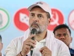 Leader of Opposition in the Lok Sabha and Congress leader Rahul Gandhi addressing a press conference in Bihar.