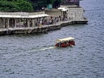 CCTV footage of the area showed Anjali carrying her daughter in her arms and walking around the Ana Sagar Lake. CCTV footage of the area showed Anjali carrying her daughter in her arms and walking around the Ana Sagar Lake.