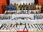The seizures were made in coordinated operations launched simultaneously in the interior and suspected areas of Churachandpur, Chandel and Tengnoupal districts (X/manipur_police)