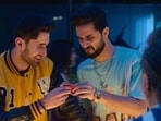 The Ba***ds of Bollywood review: Lakshya and Raghav Juyal in a still from the show. The Ba***ds of Bollywood review: Lakshya and Raghav Juyal in a still from the show.