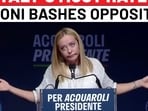 Meloni lashes out at Italy’s Opposition Meloni lashes out at Italy’s Opposition