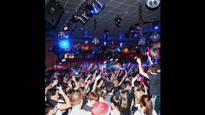 A techno club in Berlin (Shutterstock) A techno club in Berlin (Shutterstock)