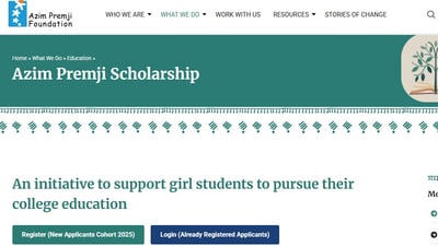 Azim Premji Scholarship 2025: Applications are open for scholarship cohort 2025. (Image source: azimpremjifoundation.org) Azim Premji Scholarship 2025: Applications are open for scholarship cohort 2025. (Image source: azimpremjifoundation.org)