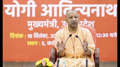 Chief minister Yogi Adityanath addresses a press conference on GST reforms, in Lucknow. (Handout via PTI Photo) Chief minister Yogi Adityanath addresses a press conference on GST reforms, in Lucknow. (Handout via PTI Photo)