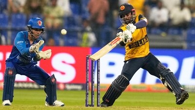 Kusal Mendis was the man for Sri Lanka, playing the perfect role in a chase of 170. Took off to a fast start in the powerplay, knocked around the spinners without much risk, and finished it off in great style with some excellent hitting at the death. A 74* to savour. (AP) Kusal Mendis was the man for Sri Lanka, playing the perfect role in a chase of 170. Took off to a fast start in the powerplay, knocked around the spinners without much risk, and finished it off in great style with some excellent hitting at the death. A 74* to savour. (AP)
