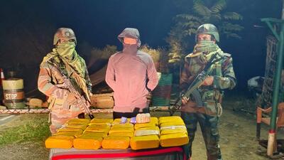 Methamphetamine tablets were seized from the Indo-Myanmar border village of Zote in Mizoram. (Sourced) Methamphetamine tablets were seized from the Indo-Myanmar border village of Zote in Mizoram. (Sourced)
