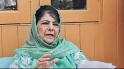 PDP leader Mehbooba Mufti (File) PDP leader Mehbooba Mufti (File)