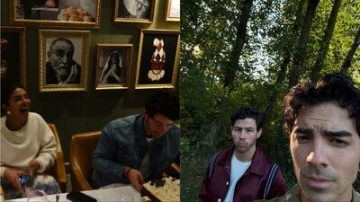 Nick Jonas shared a post on Instagram featuring Priyanka Chopra and Joe Jonas. Nick Jonas shared a post on Instagram featuring Priyanka Chopra and Joe Jonas.