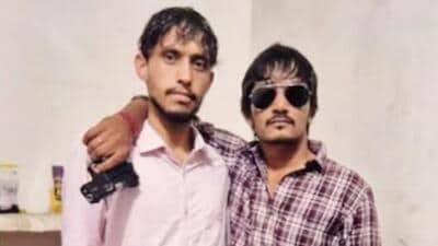 Rohit Godara-Goldy Brar gang members were killed in encounter in Tronica City last night at the Ghaziabad post-mortem house. Rohit Godara-Goldy Brar gang members were killed in encounter in Tronica City last night at the Ghaziabad post-mortem house.