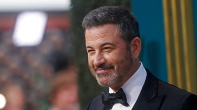 Jimmy Kimmel arrives at the 74th Primetime Emmy Awards held at the Microsoft Theater in Los Angeles. (REUTERS)