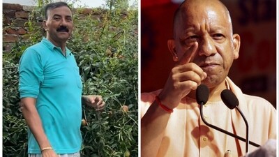 Bollywood actor Disha Patani's father (L) thanked UP CM Yogi Adityanath over the encounter of gangsters who fired shouts outside his residence last week. (Instagram/khushboo_patani and PTI) Bollywood actor Disha Patani's father (L) thanked UP CM Yogi Adityanath over the encounter of gangsters who fired shouts outside his residence last week. (Instagram/khushboo_patani and PTI)