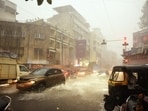 Areas such as Bhatnagar, Labour Camp, Kiwale, Keshavnagar, Jadhav Ghat, Kalewadi, Panchsheel Nagar (Pimple Nilakh), Ramnagar (Bopkhel), Sanjay Gandhi Nagar and Laxminagar (Pimple Gurav) in Pimpri-Chinchwad that are especially prone to waterlogging due to their proximity to riverbeds will remain under special watch. (MAHENDRA KOLHE/HT PHOTO)