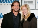 FILE - Musician Brett James and his wife Sandy appear at a pre-CMA Awards event in Nashville, Tenn., on Nov. 5, 2006. (AP Photo/Jeff Christensen, File) FILE - Musician Brett James and his wife Sandy appear at a pre-CMA Awards event in Nashville, Tenn., on Nov. 5, 2006. (AP Photo/Jeff Christensen, File)