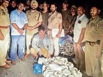 Punjab Police’s Anti-Narcotics Task Force (ANTF), border range, in a joint operation with the Border Security Force (BSF) has busted a cross-border drug smuggling module being operated by foreign-based Harpreet Singh alias Happy Jatt with the arrest of its key operative and recovered 25 packets of heroin — weighing 25.9Kg