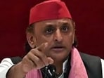 Samajwadi Party president Akhilesh Yadav. (HT file)