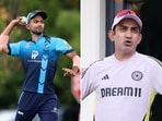Unmukt Chand, left, had Gautam Gambhir's backing until...