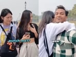 A viral video showed an Indian man making Korean tourists uneasy.