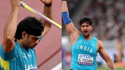 Neeraj Chopra congratulated Sachin Yadav. Neeraj Chopra congratulated Sachin Yadav.