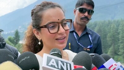 BJP MP Kangana Ranaut speaks to the media (ANI Video Grab) BJP MP Kangana Ranaut speaks to the media (ANI Video Grab)