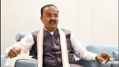 Addressing the media later, deputy CM Keshav Prasad Maurya dismissed the controversy, saying: “I have nothing to say about them.” (File Photo)