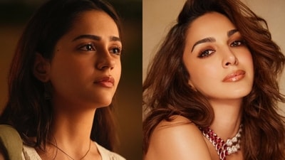 Aneet Padda and Kiara Advani Aneet Padda and Kiara Advani