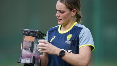Australia’s Nicole Faltum during a practice session on Friday. (PTI) Australia’s Nicole Faltum during a practice session on Friday. (PTI)