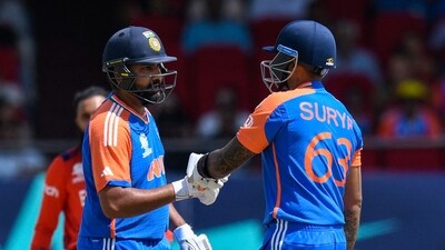 Rohit Sharma (L) and Suryakumar Yadav (AFP) Rohit Sharma (L) and Suryakumar Yadav (AFP)