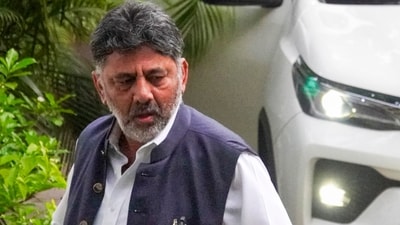 Karnataka deputy chief minister DK Shivakumar. (PTI) Karnataka deputy chief minister DK Shivakumar. (PTI)