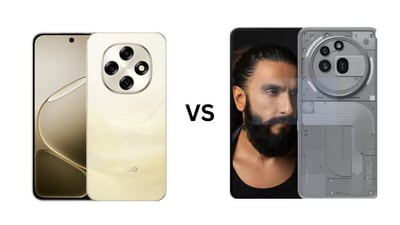 Here’s how the new Oppo F31 Pro Plus compares to Nothing Phone 3a Pro. (Oppo/ Flipkart)