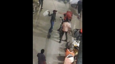 The altercation, caught on video, has sparked outrage among Bengaluru residents. The altercation, caught on video, has sparked outrage among Bengaluru residents.
