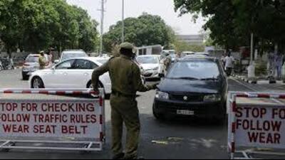 Security has also been beefed up at the security gates with an incharge appointed for each gate and around three to four more guards deployed at all gates. (HT File) Security has also been beefed up at the security gates with an incharge appointed for each gate and around three to four more guards deployed at all gates. (HT File)