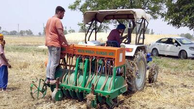 The Happy Seeder machines have emerged as the most sought after machines, as the Punjab government has a total of 14,493 applications for it this season. (HT File) The Happy Seeder machines have emerged as the most sought after machines, as the Punjab government has a total of 14,493 applications for it this season. (HT File)