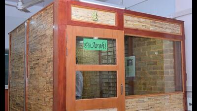 The HaritArohi Kutir has superior compressive strength, fire resistance (tested up to 1100°C) and is a major step towards greener, resilient infrastructure for India and beyond, the reaserchers said. (Sourced) The HaritArohi Kutir has superior compressive strength, fire resistance (tested up to 1100°C) and is a major step towards greener, resilient infrastructure for India and beyond, the reaserchers said. (Sourced)