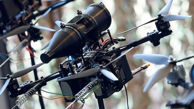 A NATO nation has bought a laser system that neutralizes drone swarms on internal power. Here are the full capabilities of the system. (AFP) A NATO nation has bought a laser system that neutralizes drone swarms on internal power. Here are the full capabilities of the system. (AFP)