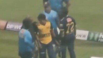 Sri Lanka cricketer Dunith Wellalage learned about the death of his father after the Asia Cup match against Afghanistan. (Screengrab - X)