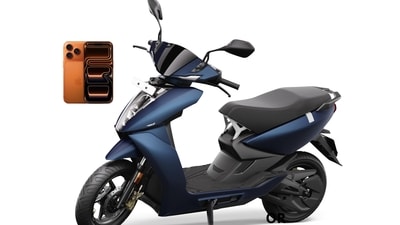 Apple's iPhone 17 Pro Max launched in India at ₹1.49 lakh, one of the priciest smartphones, comparable to affordable electric scooters. One such example is the Ather 450S, which is priced at ₹1.40 lakh ex-showroom. Apple's iPhone 17 Pro Max launched in India at ₹1.49 lakh, one of the priciest smartphones, comparable to affordable electric scooters. One such example is the Ather 450S, which is priced at ₹1.40 lakh ex-showroom.