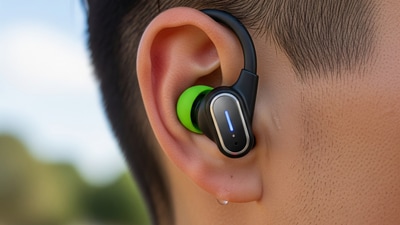 Push harder with earphones built for workouts. Push harder with earphones built for workouts.